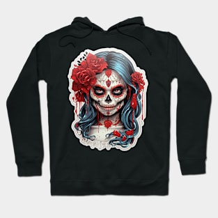 Muerta Calaca Calavera Day of the Dead Hoodie